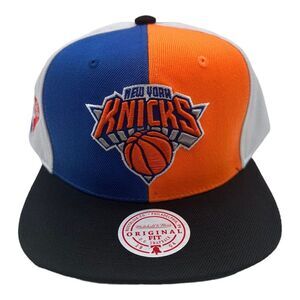 NWT Mitchell &‎ Ness New York Knicks Pinwheel NBA 75th Snapback Hat Cap